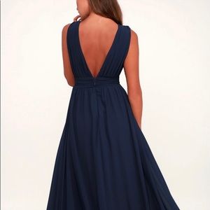 Navy bridesmaid dress worn once for 4 hours